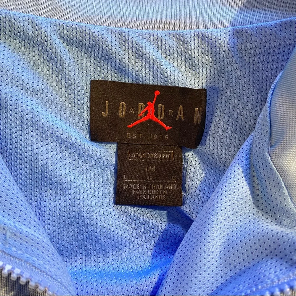 Jordan Jumpman Track Jacket Blue Full Zip Y2K Streetwear Athleisure Size L - Picture 7 of 8